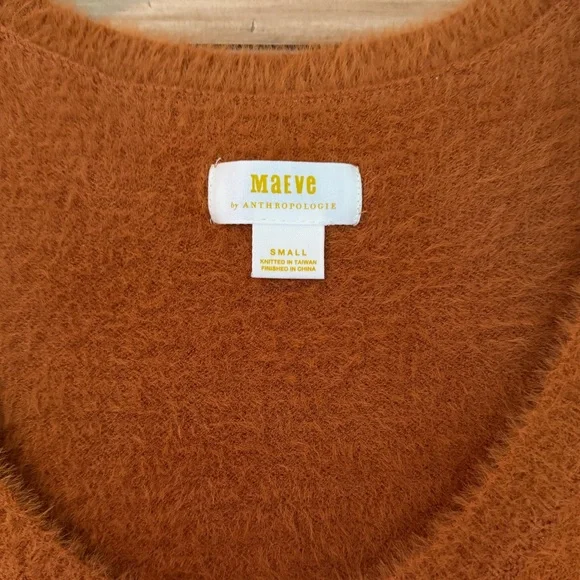 Maeve Scoop Neck Eyelash Sweater Tee size S - Picture 2 of 7